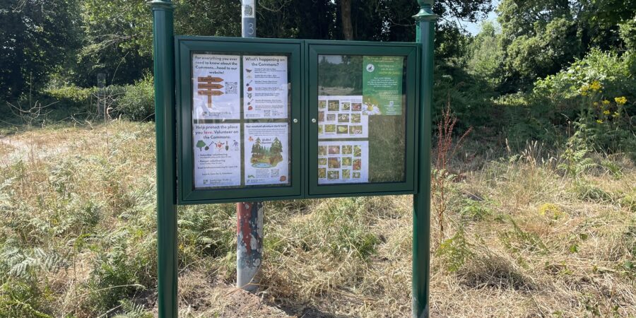 Noticeboard with information